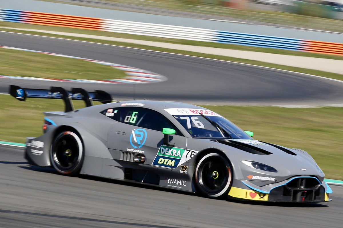 DTM's tweet photo. A recap on Day One’s best times from each manufacturer:

🥇 Audi    1m35.190s (ROC)
🥈 BMW  1m35.957s (SPE)
🥉 Aston 1m36.503s (HAB)

More updates throughout the day! 📢 https://t.co/dbinWbEk7v