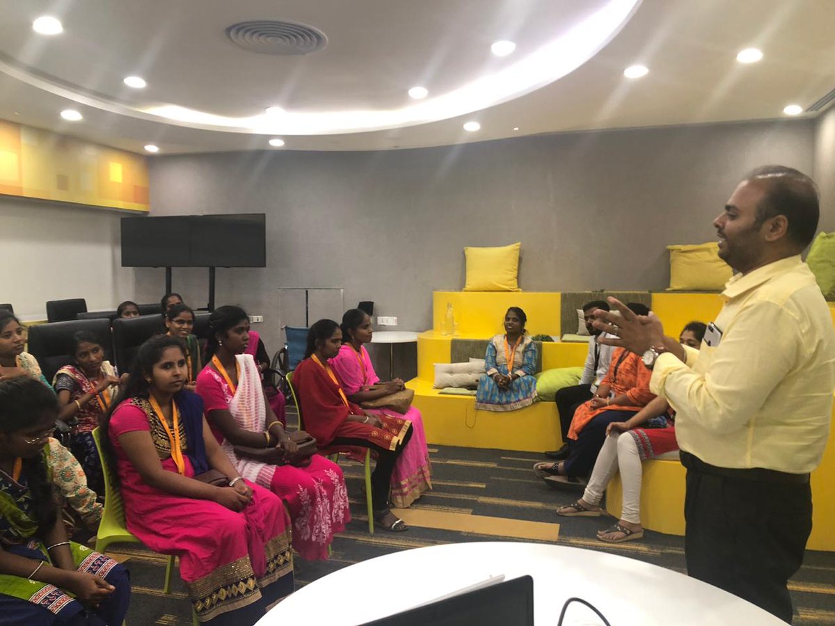 Welcoming our women beneficiaries from <a href="/SamarthanamTFTD/">Samarthanam Trust</a>  for the exposure visit @SocGen_India and congratulating them on completing their programs. You made us proud! <a href="/sunil_insead/">Sunil Shah</a> <a href="/SowmyaSuryan/">Sowmya Suryanarayanan</a> <a href="/hanishamoorjani/">Hanisha Moorjani</a>  #SparkSocialChange #TheFutureIsYou #CitizeshipCommitment #CSR