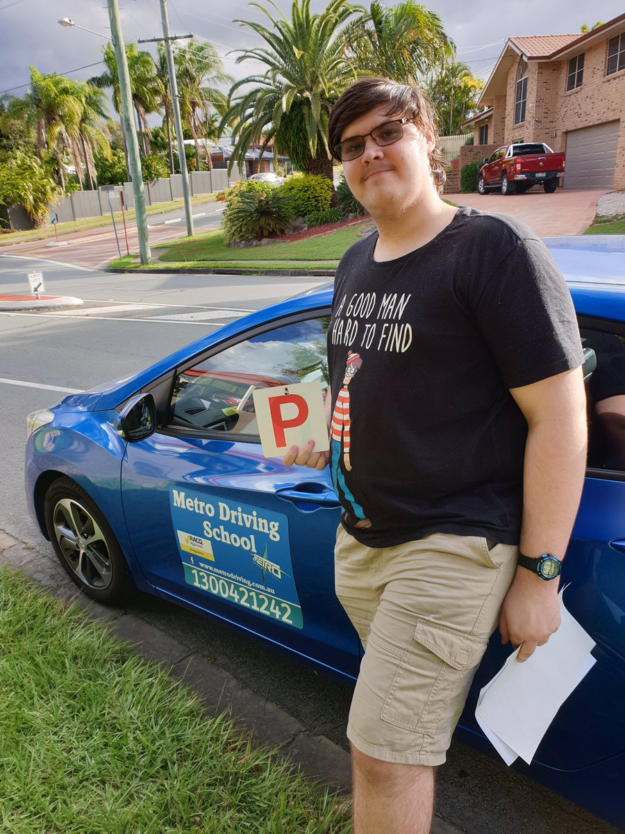 MetroDrivingQLD's tweet photo. Well done Cameron Mitchell on passing at Strathpine today. Great moment for your instructor Ross and congratulations from the Metro team! https://t.co/9GaH1XSGr7