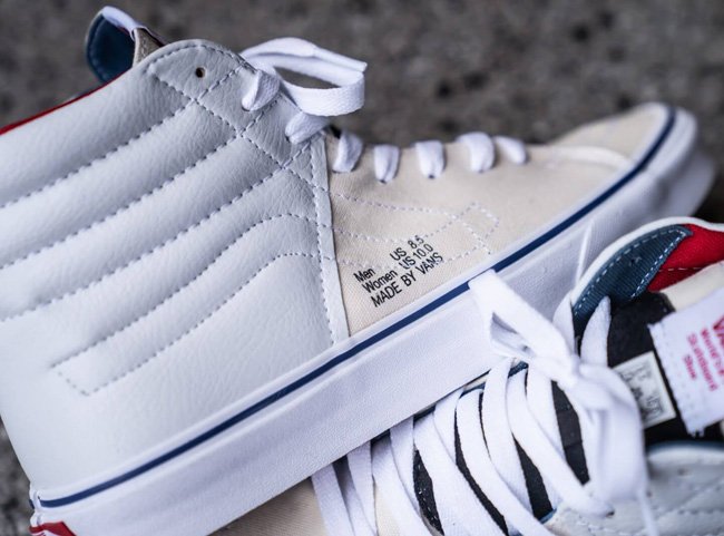 vans outside in sk8 hi