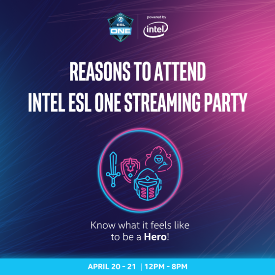 IntelIndia's tweet photo. Pick your favourite gaming hero look & click the coolest selfie at the #IntelStreamingParty #IntelESLOneMumbai #GameOnIntel @ESLDota2 https://t.co/Mmsn502Wc6