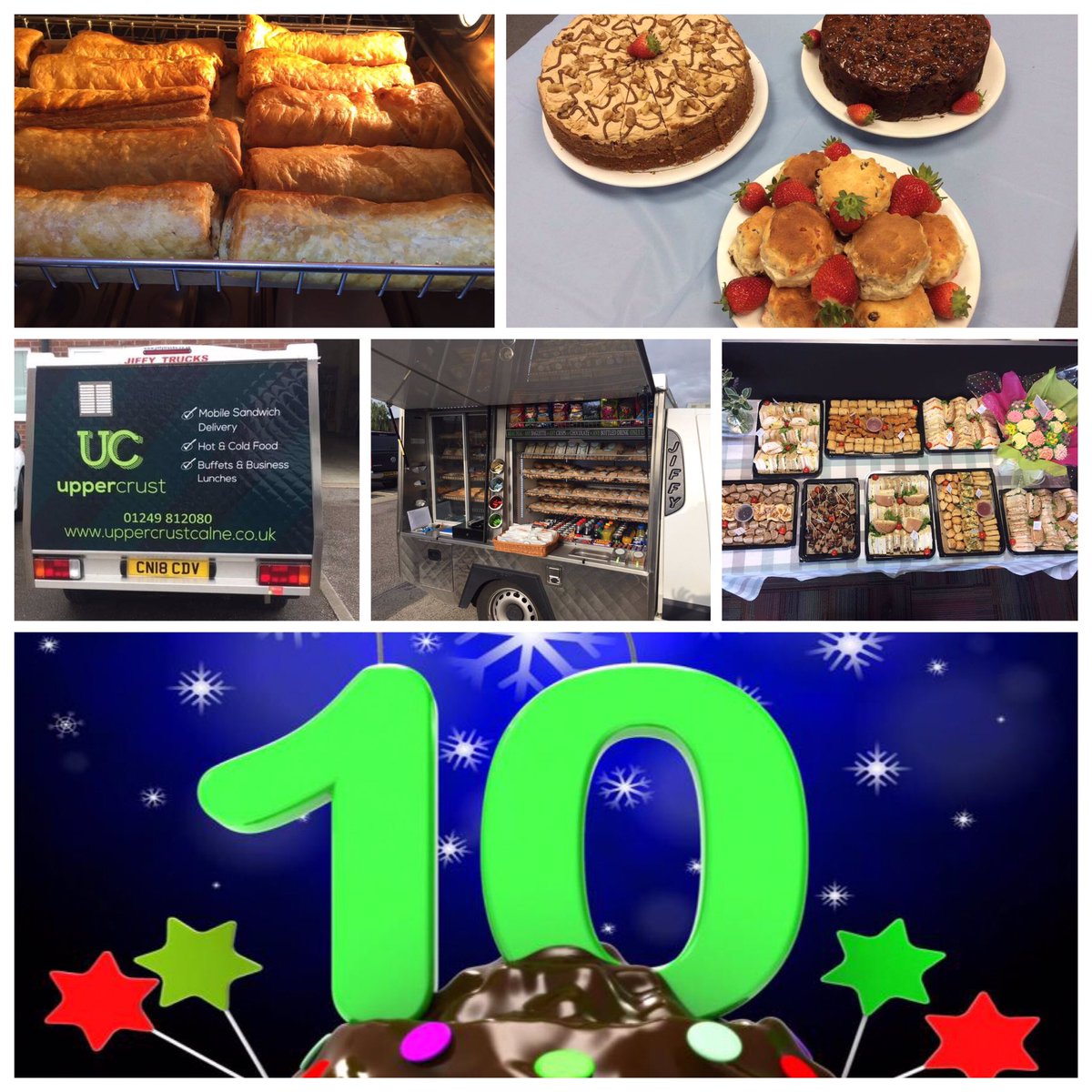 UpperCrust11's tweet photo. Today marks a special day for https://t.co/juZ5Yir5Zk celebrating an amazing 10 years in business!

We’d like to thank all of our past and existing customers and look forward to the future as we continue to grow!

For your catering needs, please contact us 01249 812080 https://t.co/4tbL7atXd9