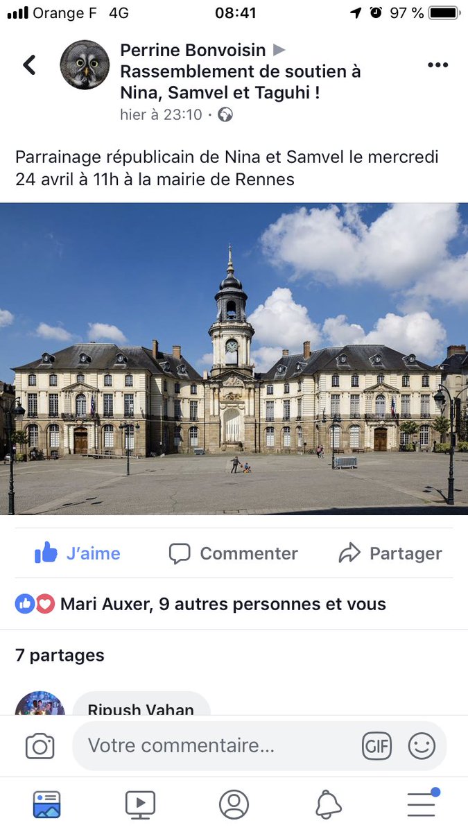 Loic_Roazhon's tweet photo. Un parrainage républicain de Nina et Samvel le 24 avril, en signe du lien fort qui unit la famille et ses proches en France #AvecNina #AvecSamvel #StayInFrance @Jeannecolleni @PascalGlo https://t.co/6JDH63ajRG