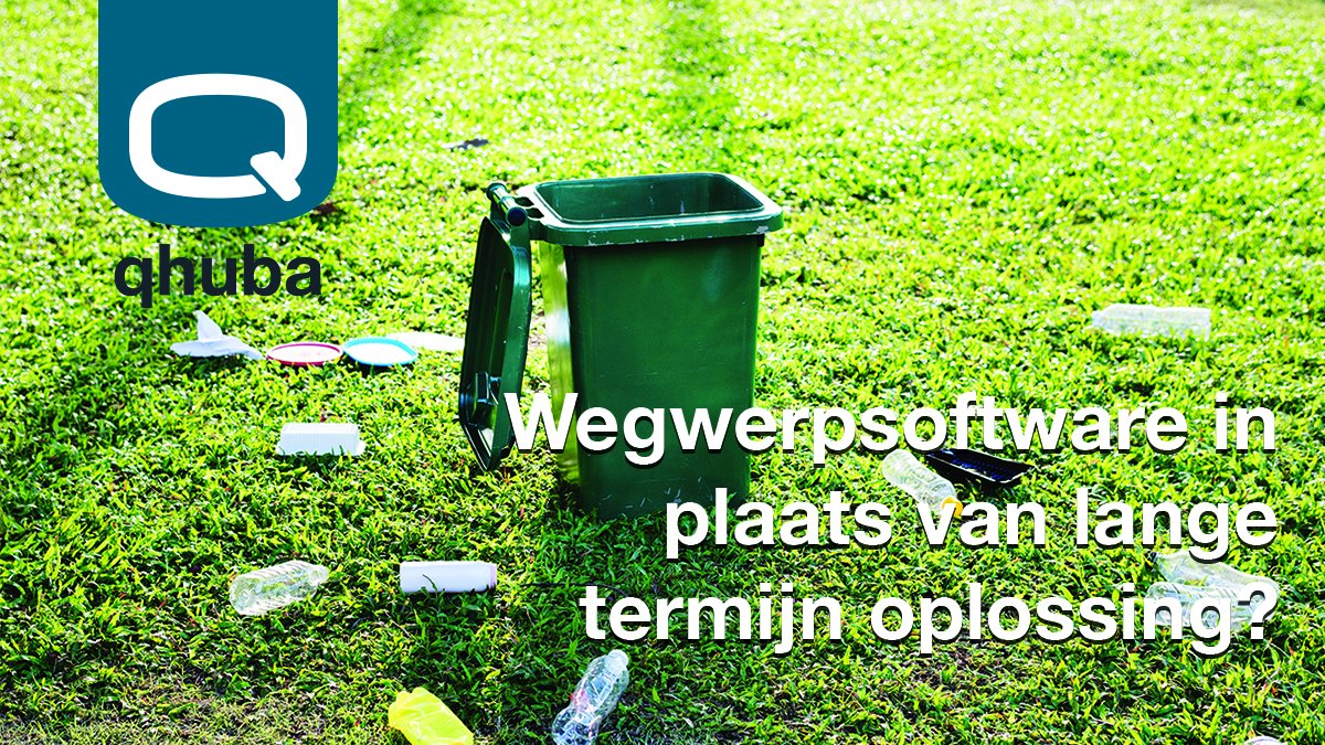 Qhuba's tweet photo. De opkomst van RPA en low-coding leidt tot veel wegwerpsoftware. Enorm passend in de wegwerpeconomie waar we in leven maar betekent het dan ook dat deze innovaties niets toevoegen? https://t.co/TkTRcyRINA #RPA #lowcoding #IT https://t.co/qVyBE58dBU