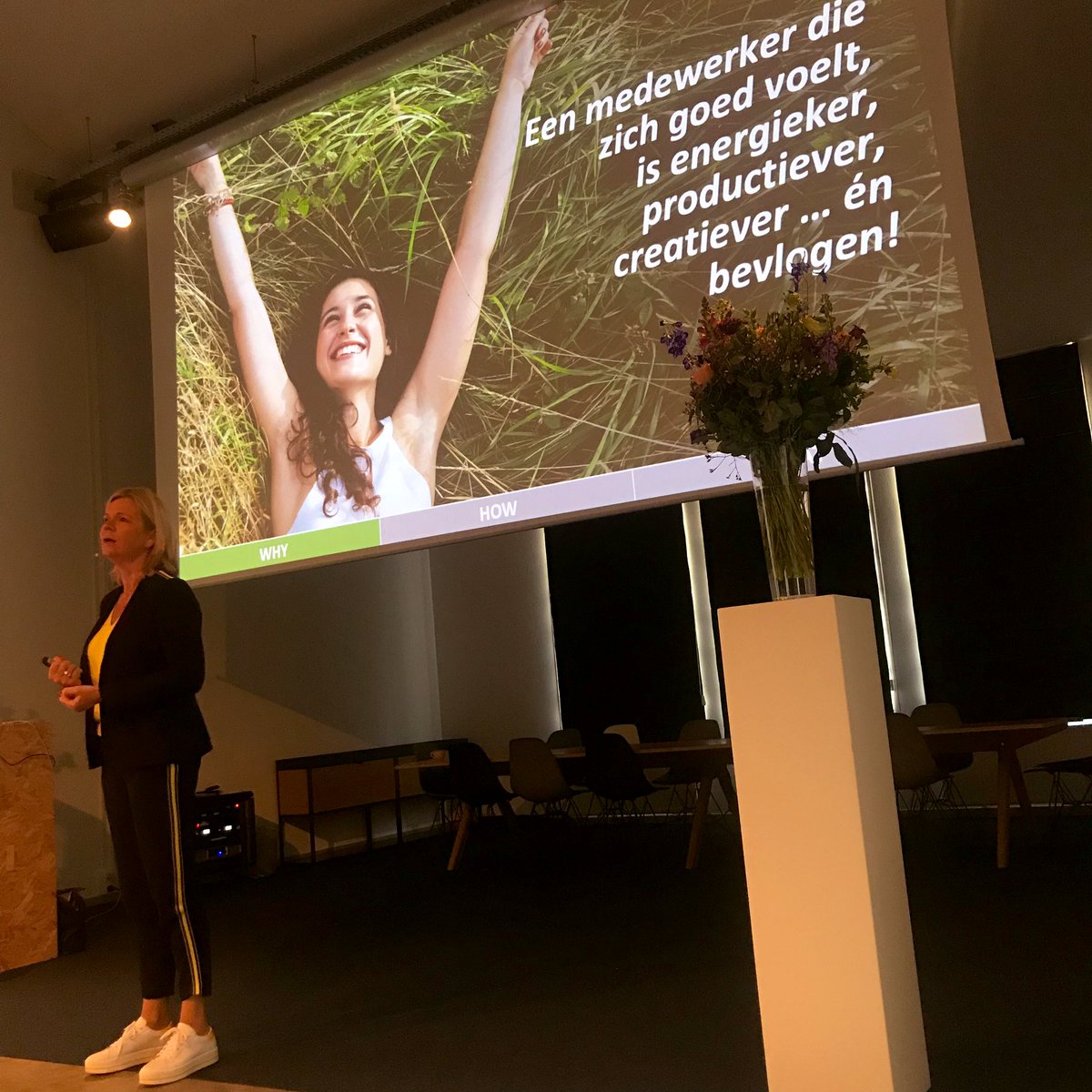 Keynotespeaker Ann de Bisschop! Laat je inspireren! #WorkLifeBalance #foodservicexs #ambassador #meetup