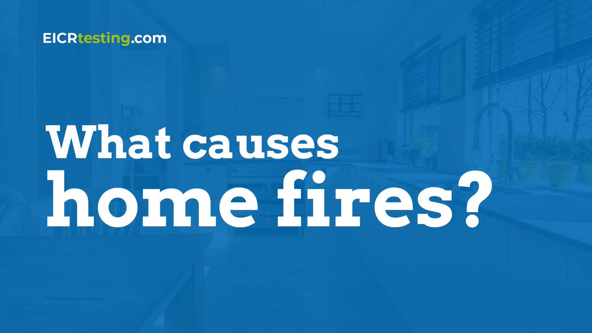 Most fires in the home are caused by faulty electrics, house wiring gone wrong or appliance failures, things that can happen in every household, which is why it’s so important to get your electrics tested! Get tested here - eicrtesting.com