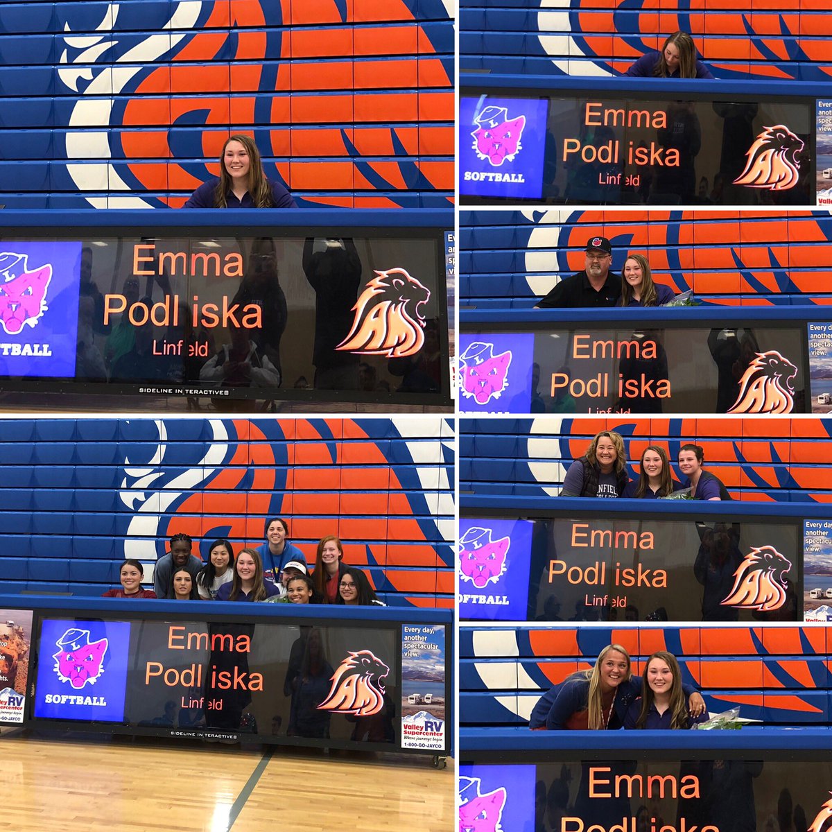 AMHSSoftball's tweet photo. Celebrated @PodliskaEmma &amp; @aaaddrriii signing to their respective schools! Proud of these hardworking &amp; dedicated athletes &amp; their accomplishment! Their commitment &amp; leadership leaves a lasting stamp on this program! Bright futures ahead with @linfieldsports and @CWUSOFTBALL https://t.co/hmtqFxvo1Q