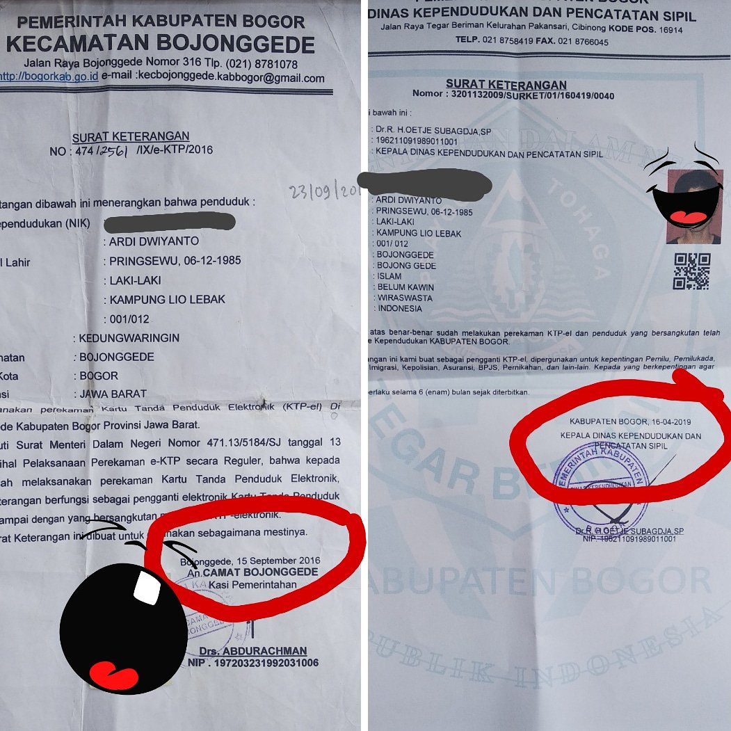 Resi teroooooossss.......
E-KTP mana E-KTP....?????? Rempong kmn2 bawa resi... Toloong pak ini diurus...!!!! <a href="/DukcapilKDN/">Dukcapil Kemendagri</a> <a href="/kemendagri/">Kementerian Dalam Negeri</a> <a href="/jokowi/">Joko Widodo</a> <a href="/cibinong/">RUSLI PANCA WIGUNA</a> #17April2019PeoplePower #JokowiDILANjutkanLagi #CoblosPutihJokowi #ektp