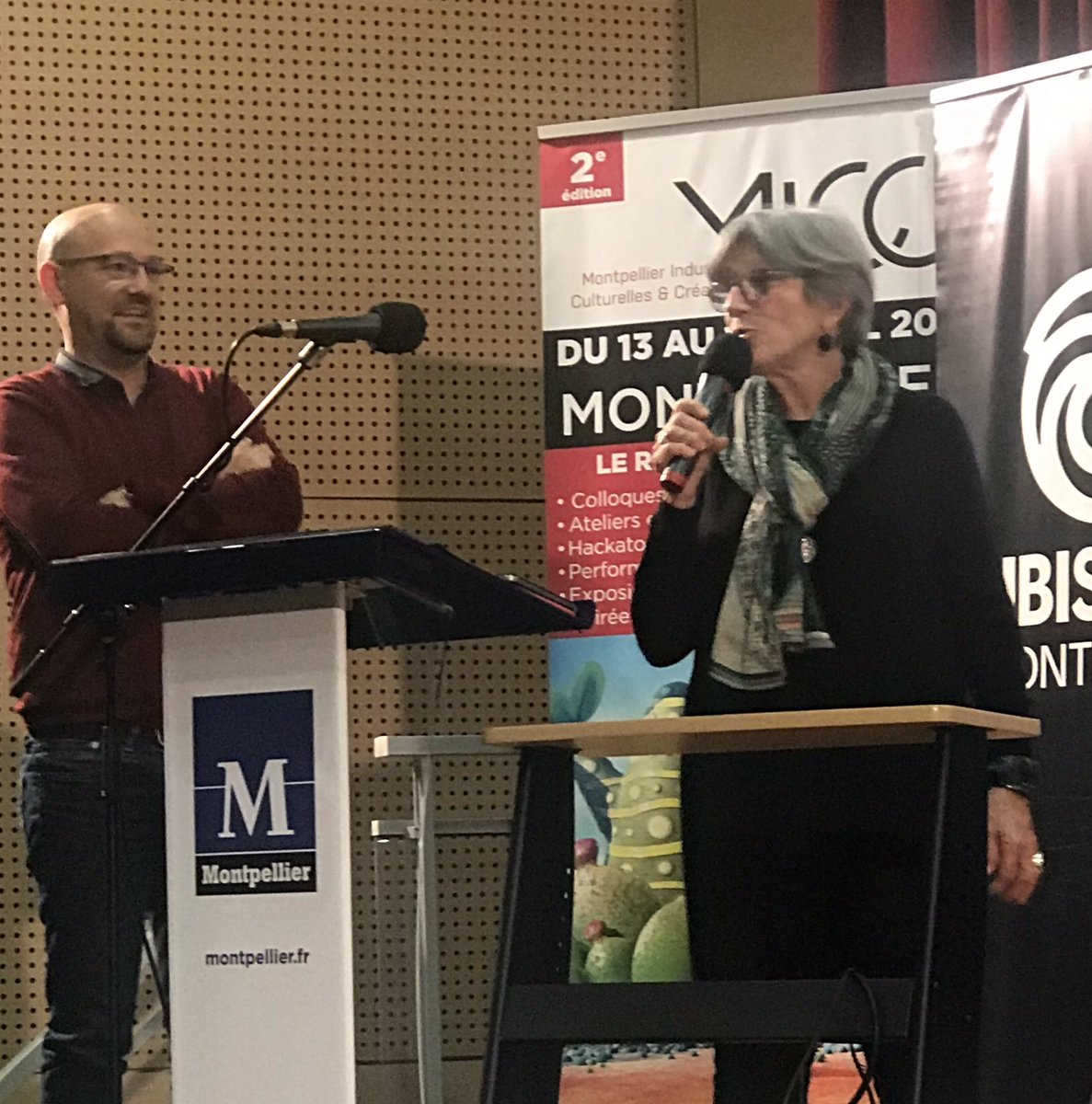 chantal_marion's tweet photo. Salle #Rabelais a accueilli les 140 étudiants pour la remise des prix !!#DontForget récompensé 👏👏 @IDATEDigiWorld #Gachajam 18 écoles de jeux vidéos de #France et #Belgique @Montpellier3m @Saurel_P #ICC @Entreprendre_MT https://t.co/svW5N3IrmB