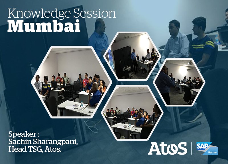 AtosSap's tweet photo. The SAP Career Knowledge Session at Mumbai witnessed huge crowd. SAP Career Aspirants from Mumbai had a wonderful interaction with Mr. Sachin Sharangpani, Head - TSG, Atos.

#SAP #Atos #Mumbai #career #SAPcareer #KnowledgeSession #GrowWithSAP #CreateYourSuccessStory https://t.co/PY4IB5Ezn3