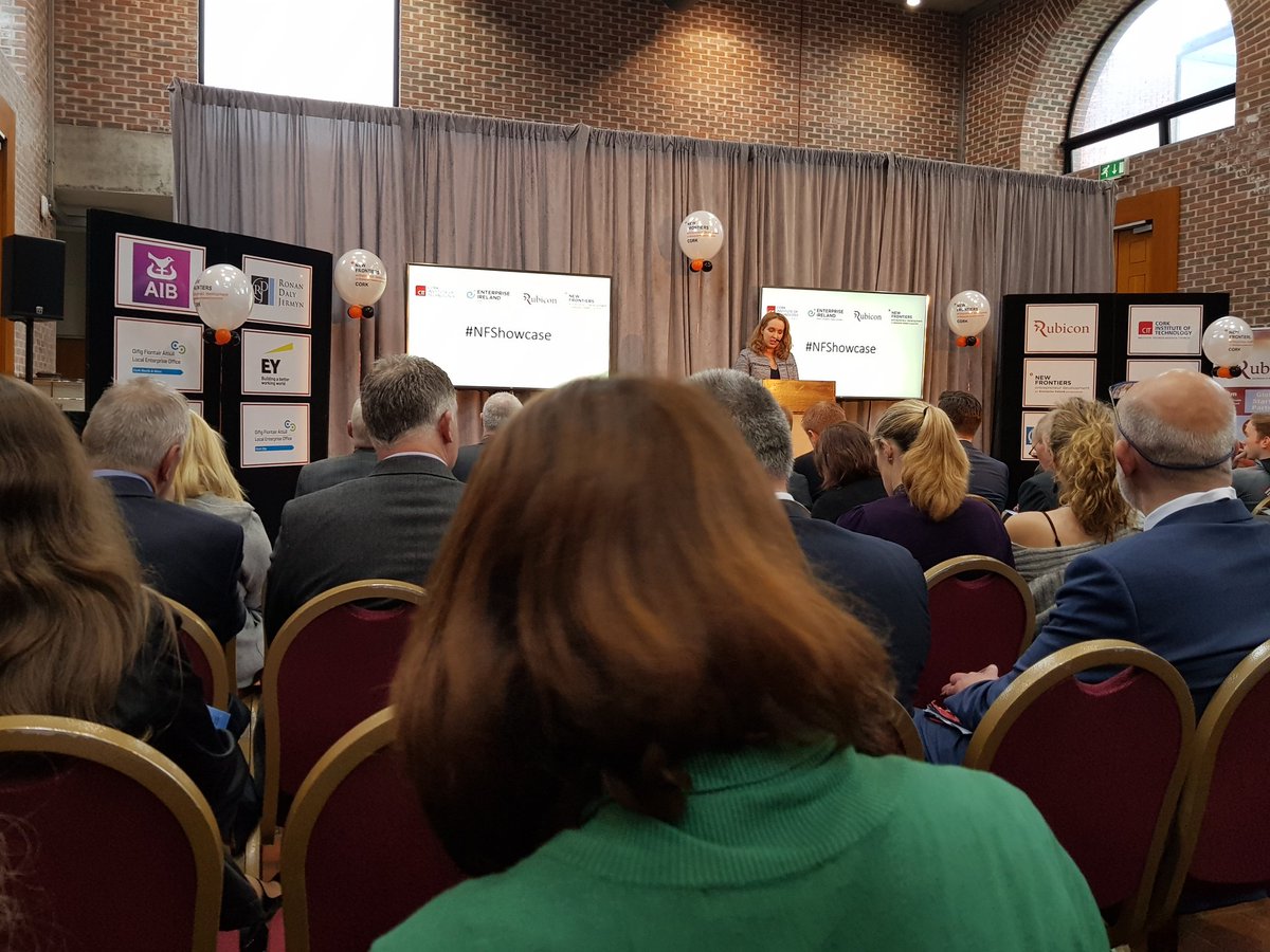GYMIX's tweet photo. Great to be back where it all started for us. The @EI_NewFrontiers showcase 2019. Graduate businesses from @rubiconcentre @CIT_ie @LEOSouthCork #NFShowcase "Creativity Innovation Teamwork" Business #Accelorator #Incubator https://t.co/PIPDlCrhfv