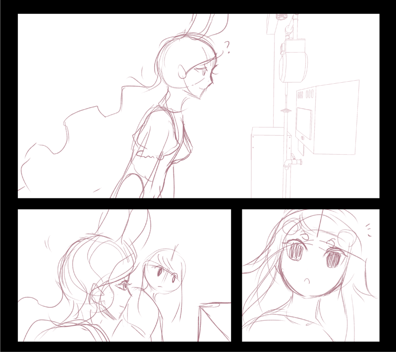 My under sketches before the ink! 