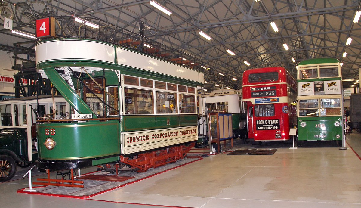 Looking for something to do today? Why not pop in, this week Monday to Thursday 1pm to 4pm or Friday to Sunday 11am to 4pm and learn all about #Ipswich's #history of #transport? Don’t forget our #Easter #Egg #Trail event on Monday! #bus #commercial #rail #fireengines