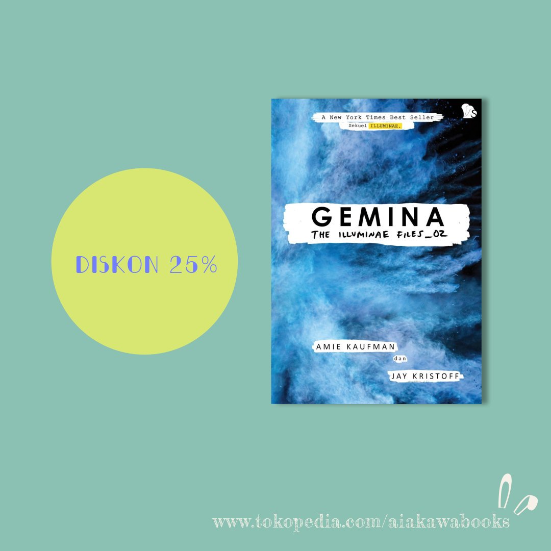 aiakawabooks's tweet image. [Diskon 25%] Gemina - Amie Kaufman and Jay Kristoff

139.000 --&amp;gt; 104.250

#gemina #penerbitspring #amiekaufman #jaykristoff #illuminae #aiakawabooks