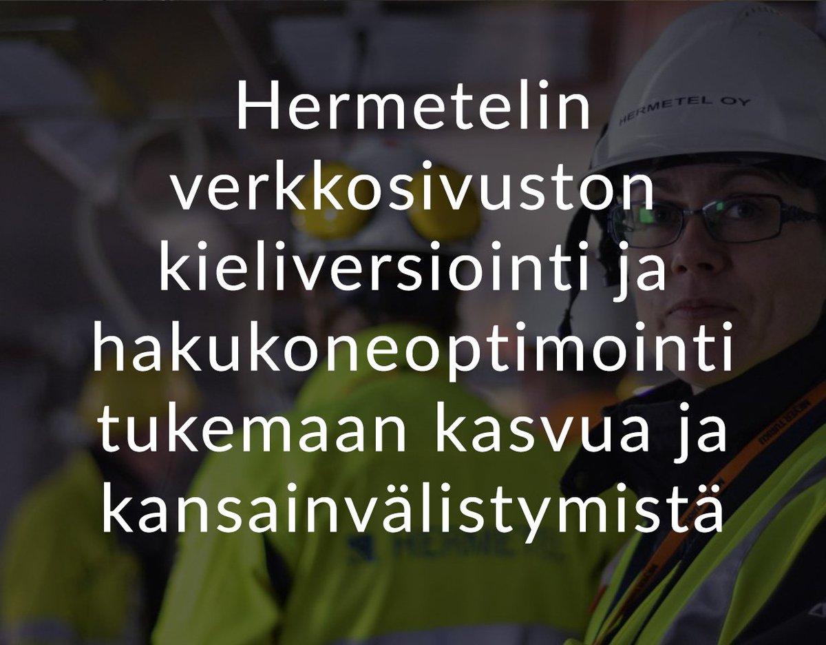CubescomGroup's tweet photo. Verkkosivuston kehitystyö voi olla myös kieliversiointia tai hakukoneoptimointia. Lue, millaisen ratkaisun toteutimme Hermetel Oy:lle tukemaan heidän kasvuaan https://t.co/1puhxWaO40  #kieliversiointi #verkkosivusto #hakukoneoptimointi #SEO #verkkopalvelu https://t.co/I92XDzPN32