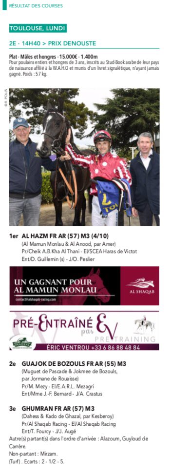 Afac Revuedepresse Jour De Galop