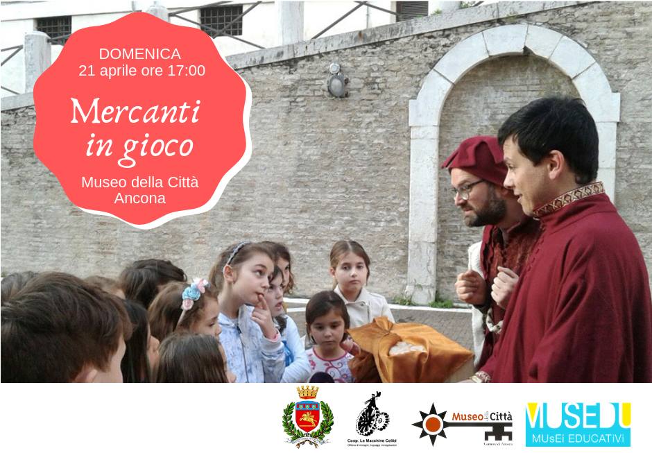 Pasqua al Museo. Domenica dalle 17 alle 19 Visita e laboratorio La macchina del tempo "MERCANTI DI SPEZIE"  per #famiglie e #bambini 5-12 anni al Museo della Città. Prenotazione al numero 0712225047 o scrivendo a museicivici.ancona@gmail.com #musei #arte