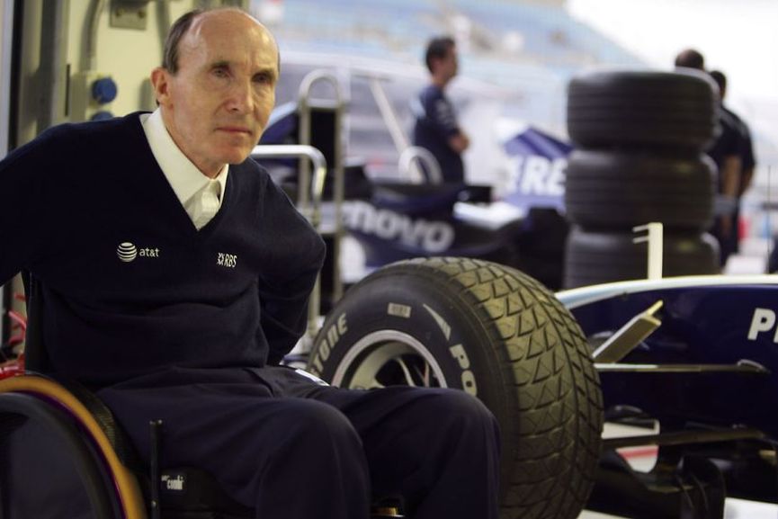 Happy to one of the greatest living legends of - Frank Williams 