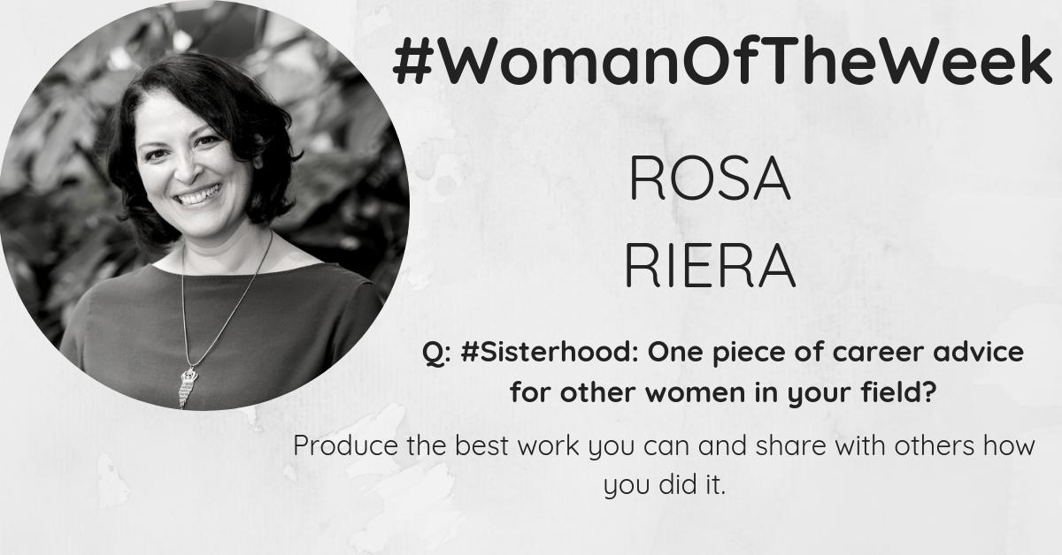 We love Tuesdays, as it means we get to announce another fantastic #WomanOfTheWeek 💃 This week it's the inspiring <a href="/RosaRiera/">Rosa Riera 🇪🇺</a>, VP, Employer Branding &amp; Social Innovation at <a href="/Siemens/">Siemens</a> 🚀✨
Check out the rest of our interview with Rosa HERE: instagram.com/p/BwTjPtEnmTU/