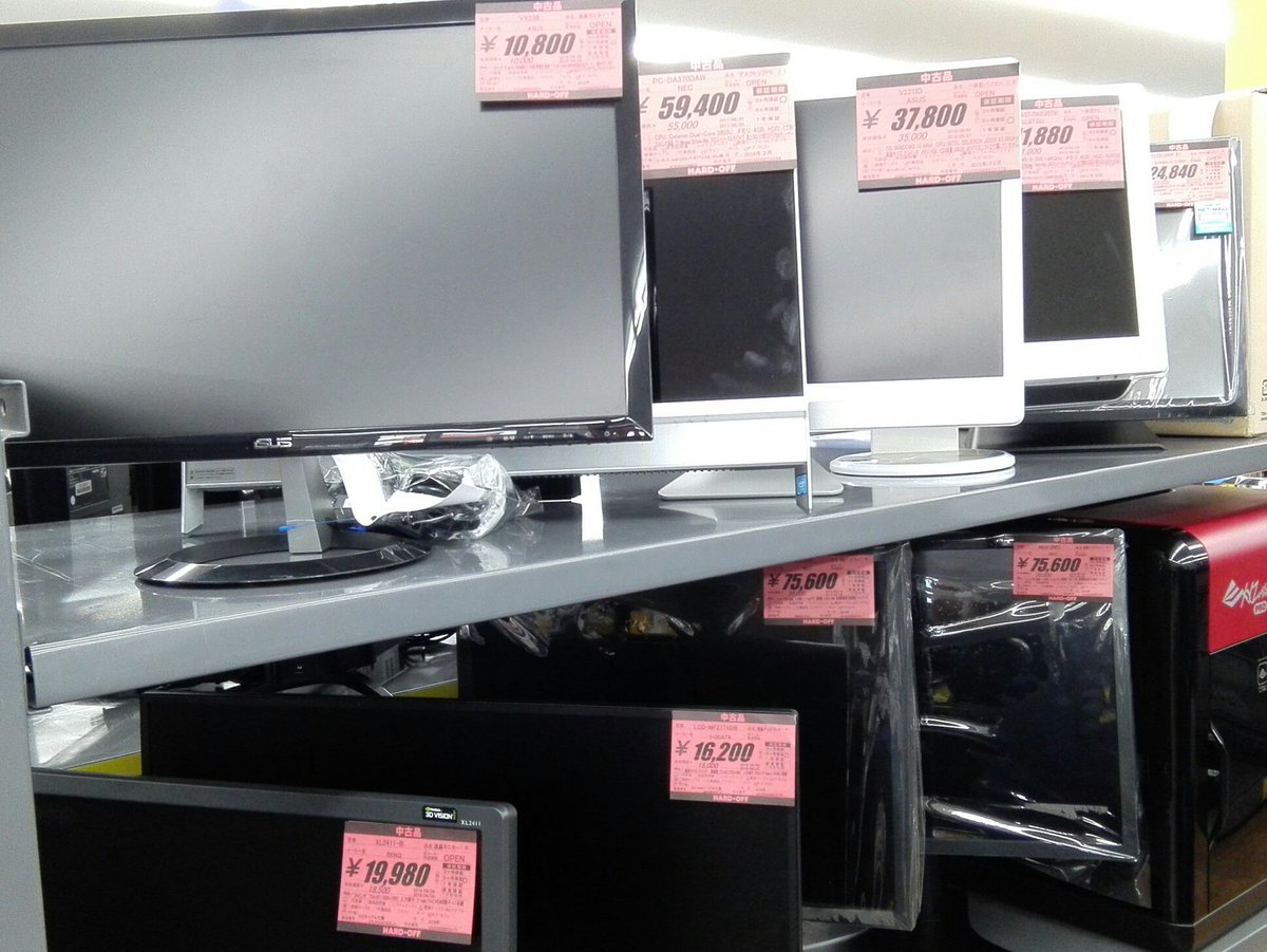 ハードオフ札幌伏古店 公式 No Twitter ハードオフ札幌伏古店には中古pcモニターの在庫ございます 人気商品ですのでお探しの方はお早めにご来店くださいませ お待ちしております ハードオフ リユース 札幌