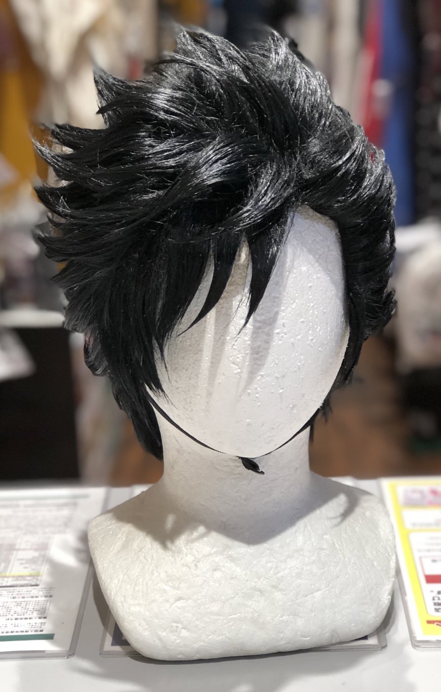 贅沢屋の ハイキュー 黒尾鉄朗 コスプレ キャラウィッグセット済み
