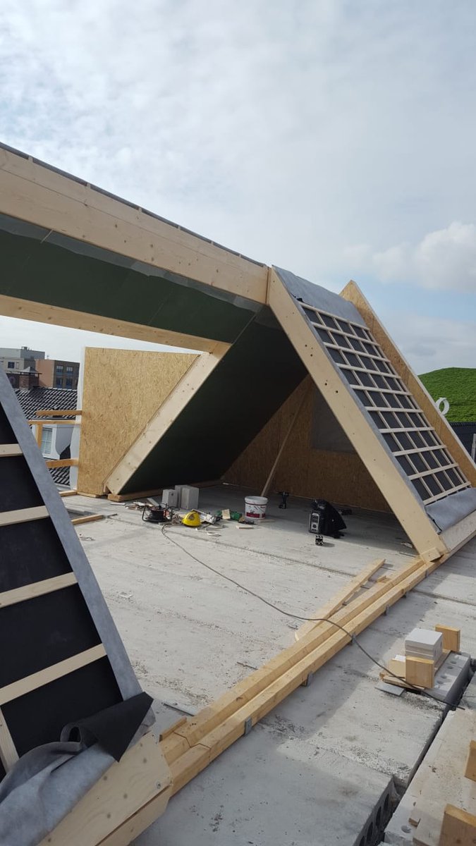 ProPrefab's tweet image. Zaandam...
Dak elementen gemaakt en geplaatst...