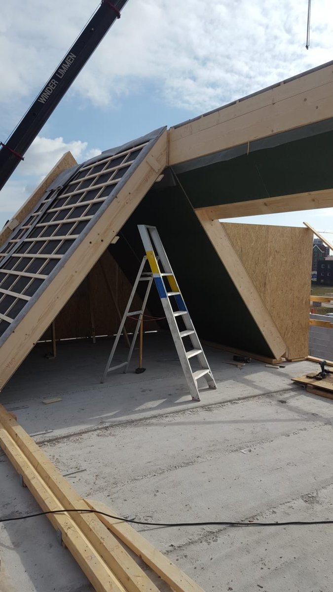 ProPrefab's tweet image. Zaandam...
Dak elementen gemaakt en geplaatst...