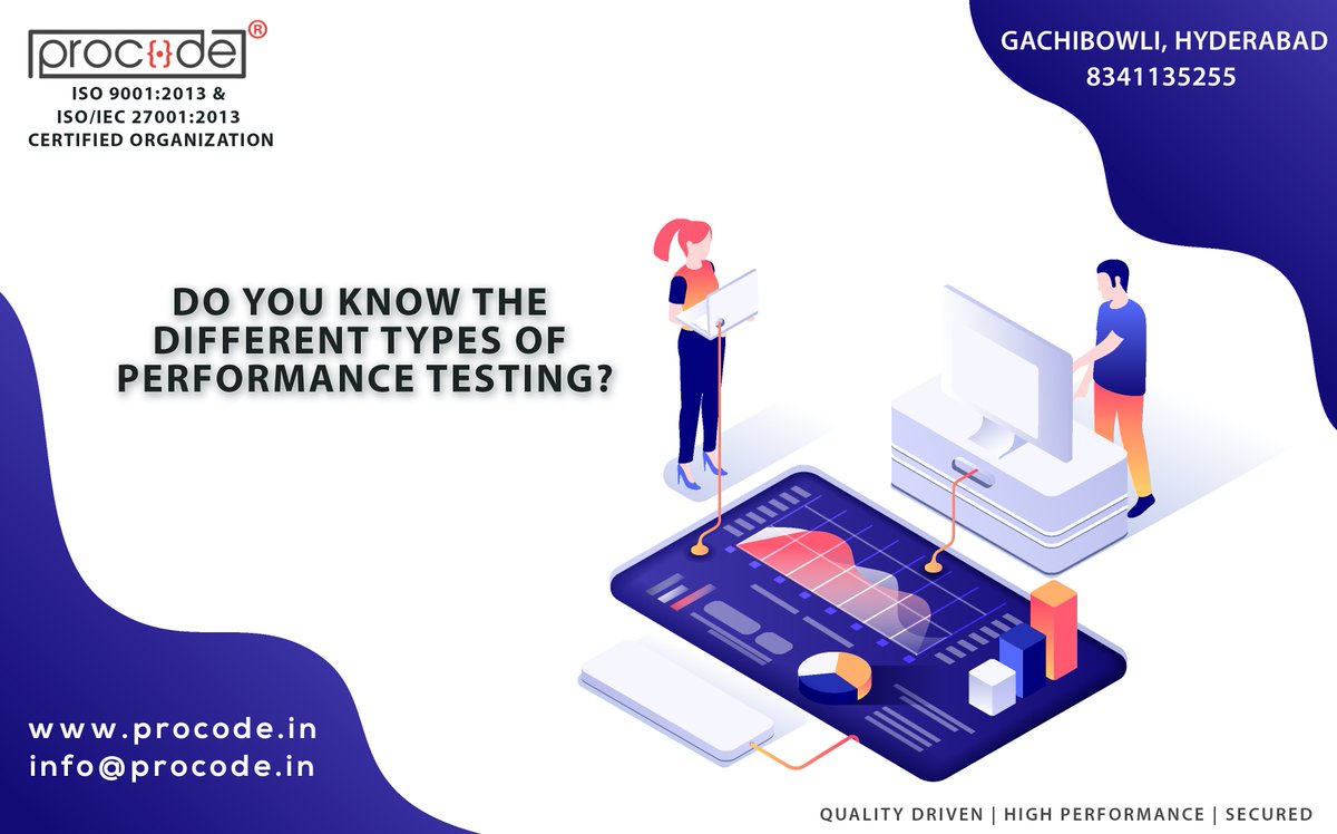 ProcodeSoftech's tweet image. Performance testing and types of performance testing such as Load Testing, Volume Testing, Stress Testing, Capacity Testing, Soak/Endurance Testing and Spike Testing come under Non-functional Testing
Website: procode.in
#Procode #Database #Performancetesting