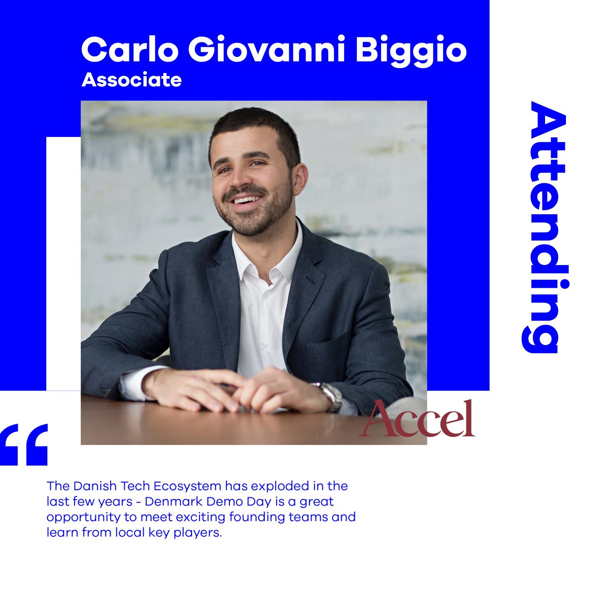 Denmark Demo Day is all about feeling the pulse of the local startup ecosystem. Come join Carlo from <a href="/Accel/">Accel</a> at #DenmarkDemoDay on May 28th.