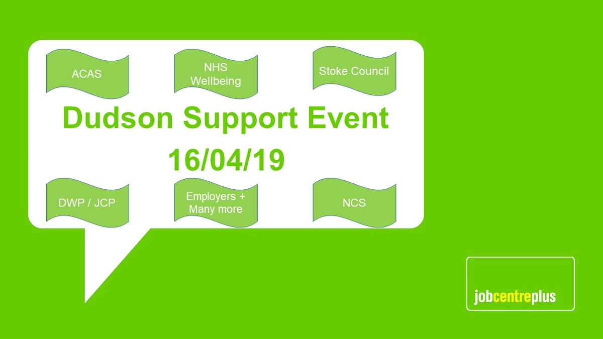 We'll be attending the Dudson Support Event today, set up in partnership by @JCPInStaffs <a href="/SoTCityCouncil/">Stoke-on-Trent CC</a> and other local businesses &amp; partners to support those affected by the recent closure of Dudson. We'll be at Tunstall Library, Stoke-on-Trent, from 10am-3pm. #jobs #pottery