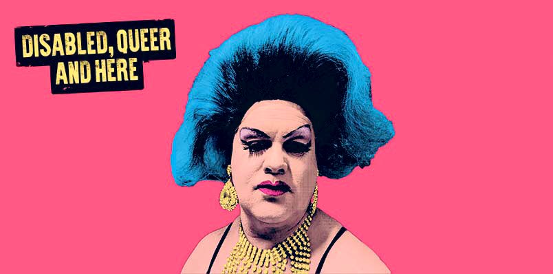 Disabled, Queer and Here, tomorrow @thervt featuring a range of brilliant cabaret performers. 
bit.ly/2GpdNMV. #NotEveryDisabilityIsVisible