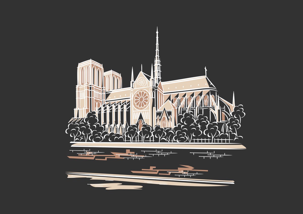 Ieper betuigt zijn medeleven bij de verwoesting van de Notre Dame, het icoon van Frankrijk en cultureel erfgoed van onschatbare waarde. #NotreDame #Paris