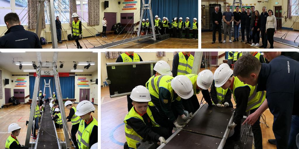 #WednesdayWisdom Fantastic #bridgestoschool visit <a href="/LinnPrimary/">Linn Primary School</a> inspiring the next generation of engineers. Thanks to our ICE Volunteers!

#education #inspiration #civilengineer

<a href="/QuiggGolden/">Quigg Golden</a> <a href="/Admiral_Brown/">William Brown</a> <a href="/FPMcCann/">FP McCann</a> <a href="/LaganSCG/">LaganSCG</a>