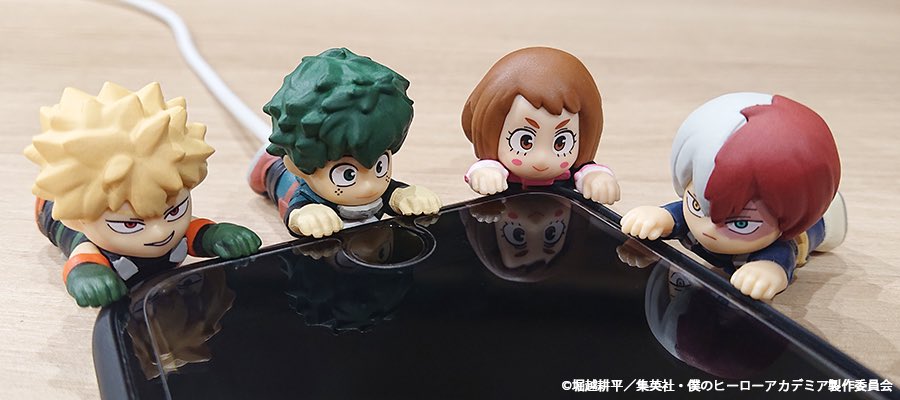 ジャンプショップ Jump Shop 公式 U Tvitteri 僕のヒーローアカデミア ケーブルバイトが来た 4 19 金 から大人気のケーブルバイトに緑谷出久 爆豪勝己 麗日お茶子 轟焦凍が登場 各680円 税 Iphoneのケーブルをヒーローたちが守ってくれるぞ 繋げてもよし