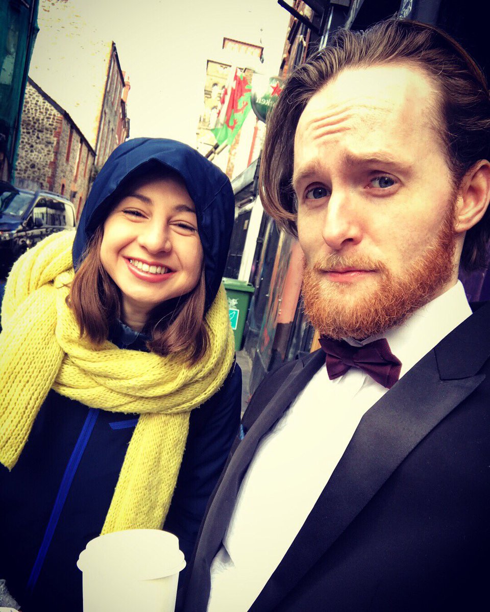 John_Hutch's tweet photo. Whilst filming DONATE TO THE STATUS QUO with second year Cardiff Atrium students, I had the privilege of working with the stunning @ewa_lad Ewa Ladkowska. What a woman!!
#johnhutch #johnhutchactor #actor #ewalad #filming #student #cardiffactors #cardiffactor #suit #bowtie #beard https://t.co/UWGfN6xgjU