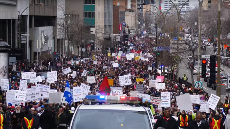 elyonfr's tweet photo. La France dans le viseur des manifestants Anti-Laïcité à Montréal, les Islamistes en embuscade.
Lire l'article : https://t.co/TxwO8B5JDJ https://t.co/1IKMbwO5jQ