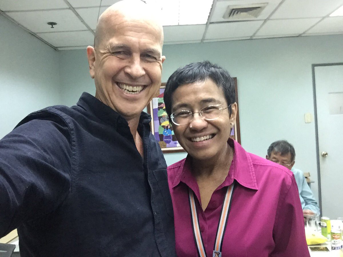 Peter Greste tweet media