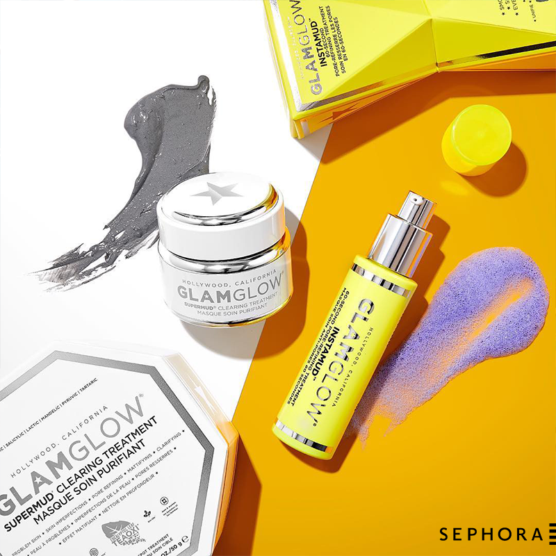 Sephora_India's tweet photo. .@glamglow's #SUPERMUD is a complexion-clearing mud mask while #INSTAMUD works in 60 seconds to refine pores!
Starting at INR 1750
Exclusively available at all Sephora India stores and online at https://t.co/cwL4V0jR3R. https://t.co/TX0eFWnrWk