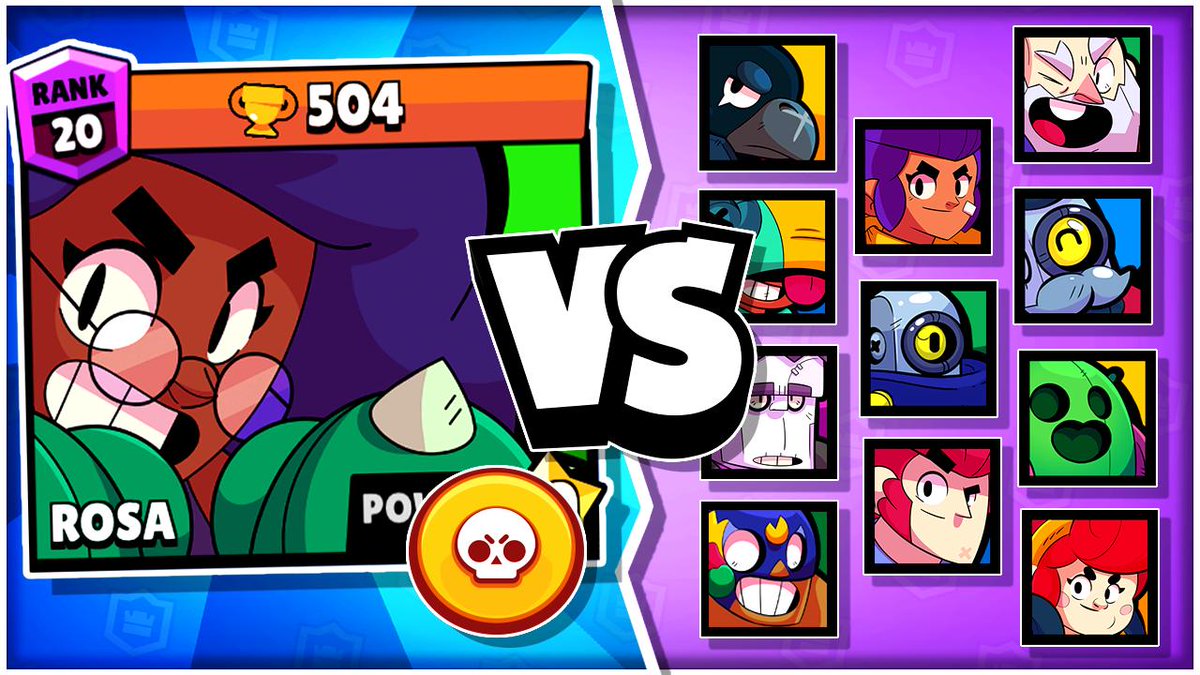 Rey On Twitter Today We Test Rosa S Tanky Capabilities By Pinning Her Super Against Some Of The Highest Dps Brawlers In Brawl Stars Who S Hyped For Rosa Xd Brawlstars Brawlstars Watch Here - ray brawl stars
