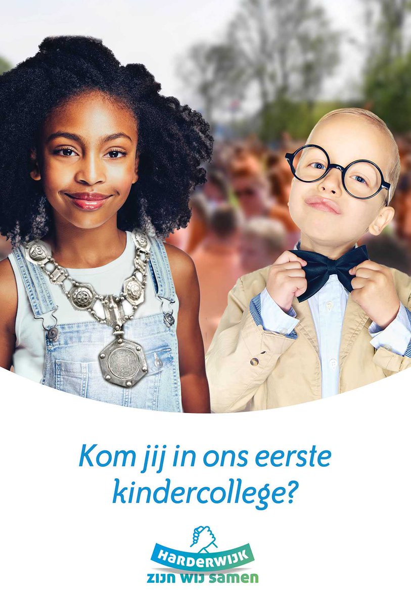 gemharderwijk's tweet photo. Loopt de nieuwe kinderburgemeester van Harderwijk bij jou thuis rond?
Geef hem/haar dan nu op via https://t.co/Sulj4V6KxV!
#kinderburgemeester #kindercollege #Harderwijk https://t.co/T9K4LoITNX