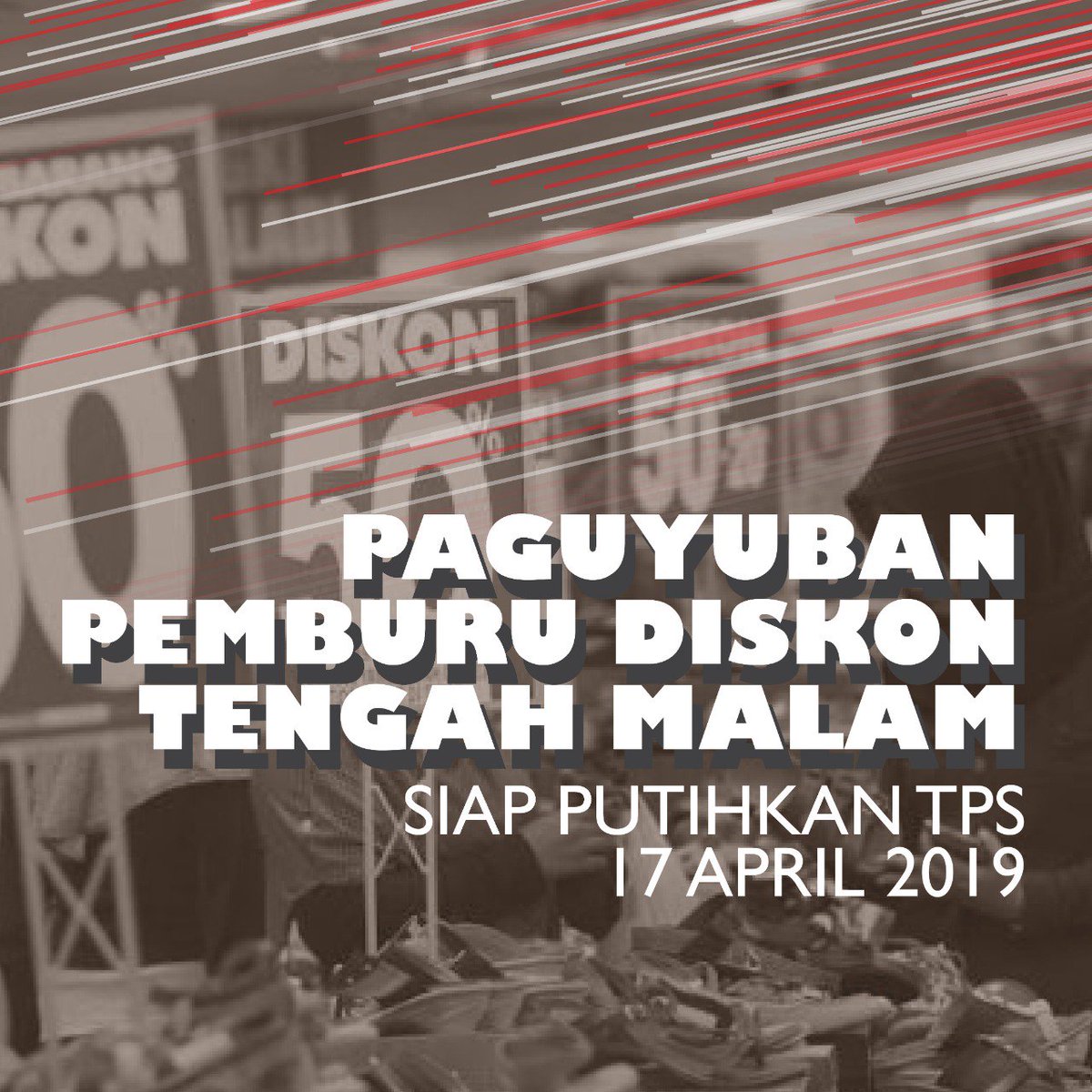 Saputra1093's tweet photo. Yuk ah 17 april 2019 kita putihkan TPS,  jangan sampai kesiangan ya  bangunnya. Khusus untuk Pemilu ini, stop dulu begadangnya, lain kali aja  kita berburu lagi diskonnya #01TheChampion https://t.co/Vc9g1uEpjP