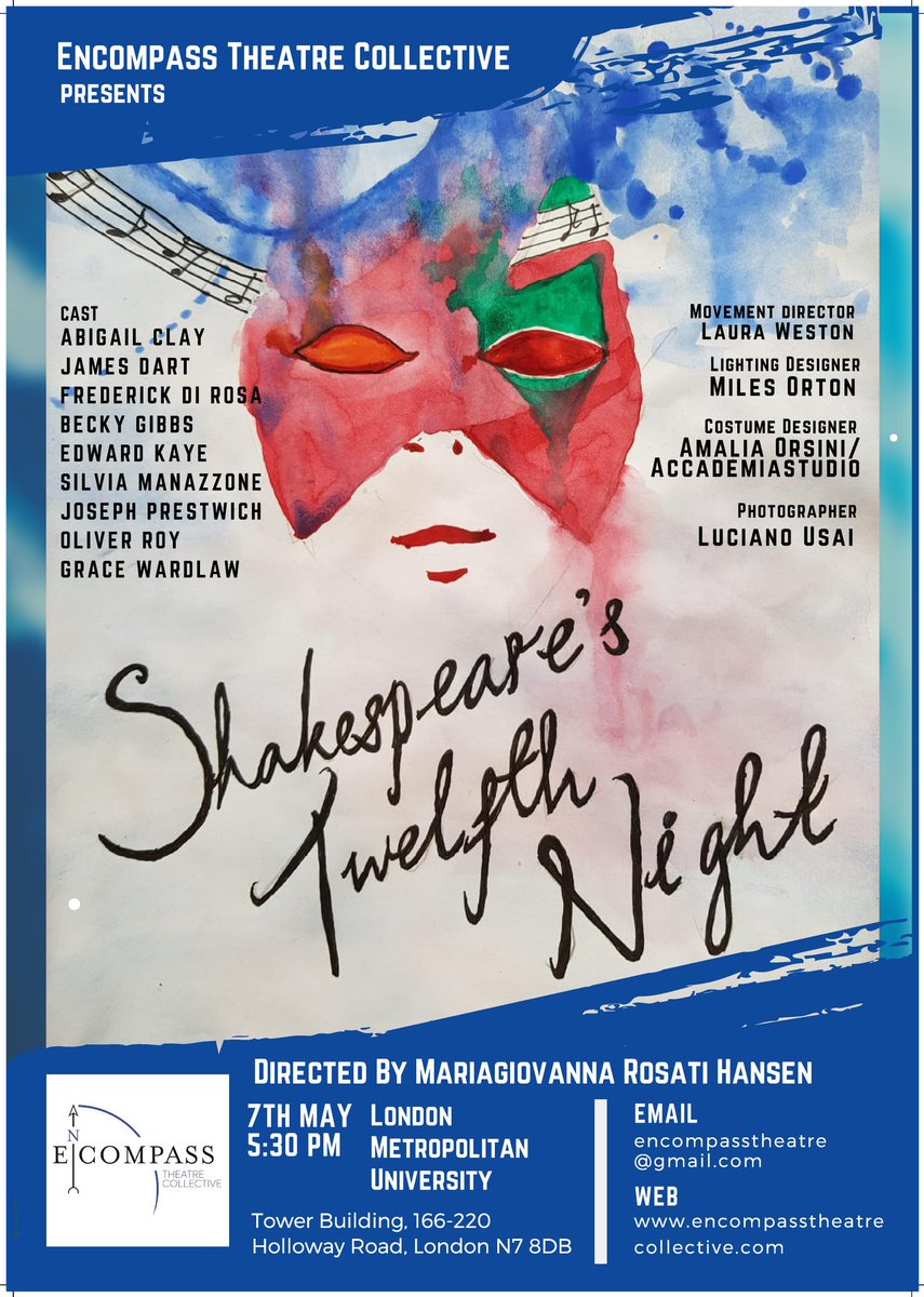 Exactly 3 weeks from today:
Our #TwelfthNight preview!!!
And we're still in much need of as much help you can give🙏 #crowdfunding #theatre #TuesdayThoughts
👉 indiegogo.com/projects/twelf…