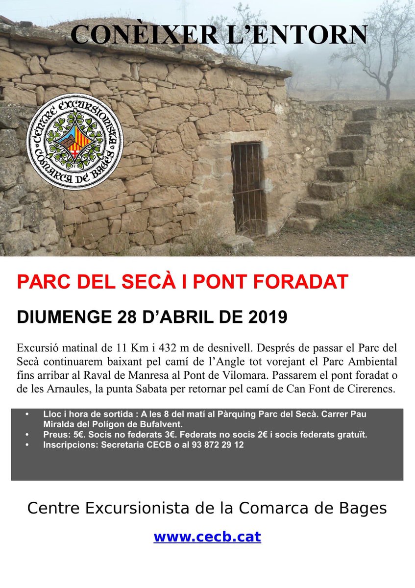 Lloc de sortida : goo.gl/maps/22U3qkNXJ…