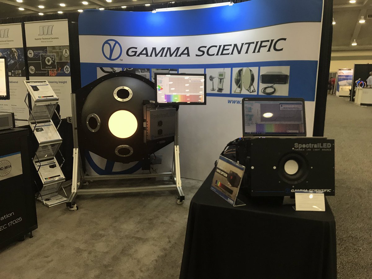 gammascientific's tweet photo. #SPIEDCS is now underway in Baltimore, Maryland! Come see us in Booth 751.
#GammaScientific #NVIS #SpectralLED https://t.co/RLD7JMPSVp