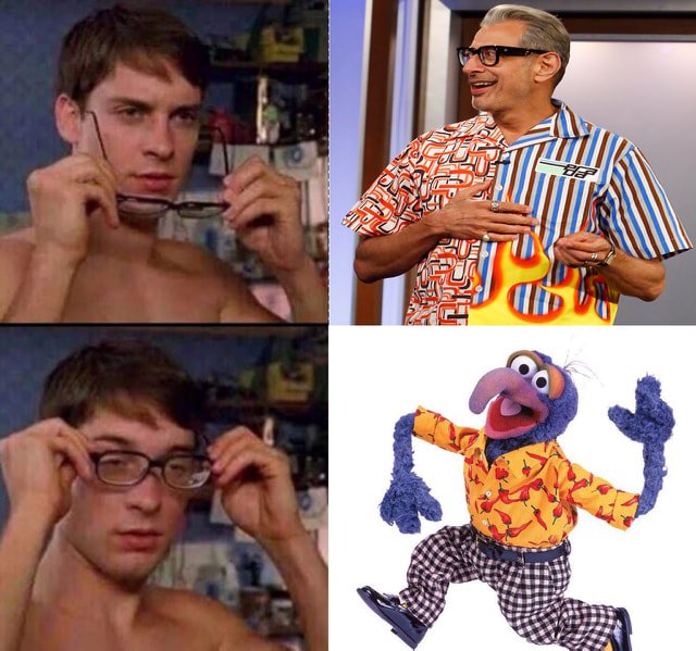 I realized that my inspiration Jeff Goldblum has his own inspiration <a href="/GonzotheGreat/">Gonzo</a> #TopTuesday