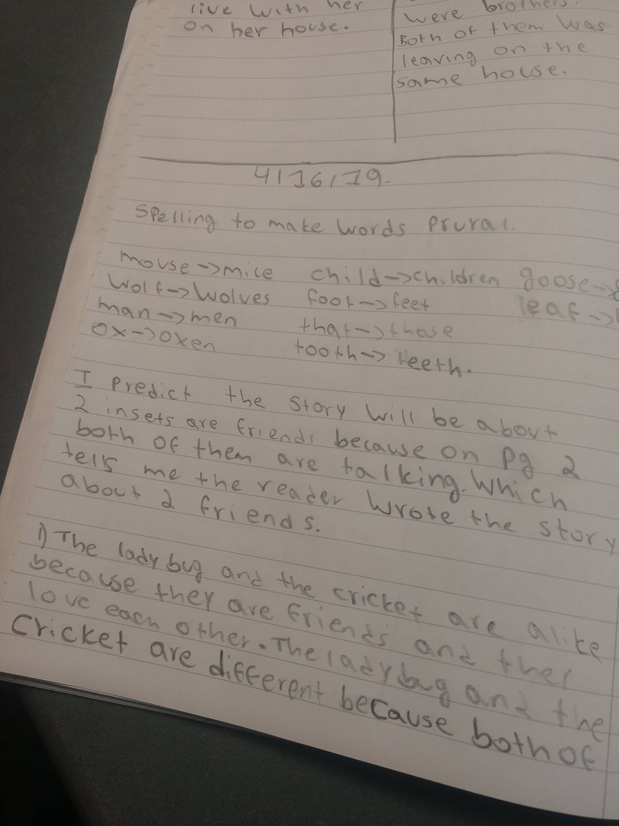 wfmsbrownel's tweet photo. Ss are making great gains in their accuracy and comprehension with @FountasPinnell #leveledliteracyintervention they are also making wonderful gains in their  #writing and using #textevidence and their own #thinking #beyondthetext #aboutthetext #ELL
#ellscan #wida #SIOP https://t.co/RCAZKbi9N8