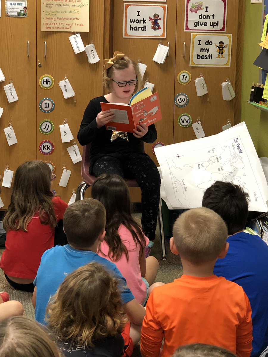 sharonmullenCES's tweet photo. Reading to our former second grade teacher’s class! @CEScowboys #cessharp https://t.co/nkNqgstcuI