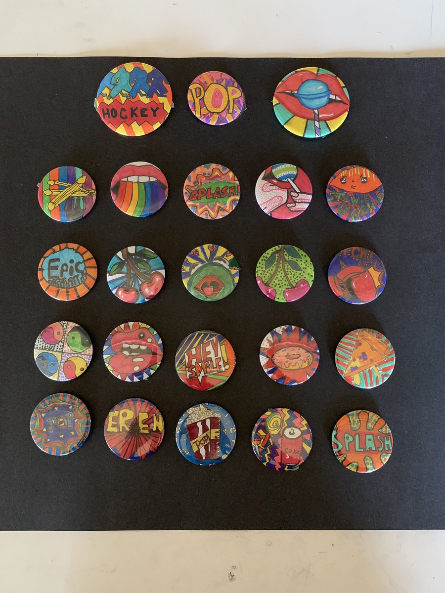 LIB_OMS's tweet photo. It’s been a great 6 days with the amazing @smith25a  and @Rossano_OMS working on #popart magnets and buttons. The @ABMACHINES button maker is still one of the best purchases I have ever made for @LIB_OMS @OMS_NY https://t.co/pRgPgWLsT3