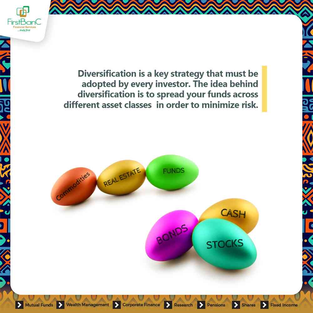 firstbanc_'s tweet photo. Diversification is a key strategy that must be adopted by every investor. The idea behind diversification is to spread your funds across different asset classes in order to minimize risk.
#FirstBanC https://t.co/duo9Q2DcdE