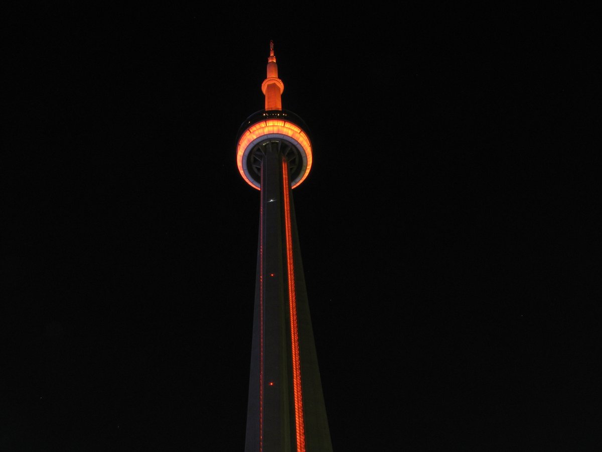 Awesome to see the @TourCNTower and @cityofhamilton lit up orange last night for #LimbLossAwarenessMonth!
